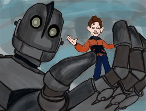 Hogarth And The Iron Giant By Hollow Escapist On Deviantart