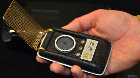 Holding A Real Star Trek Communicator Makes You Feel Like You Amp 39 Re In Starfleet The Verge