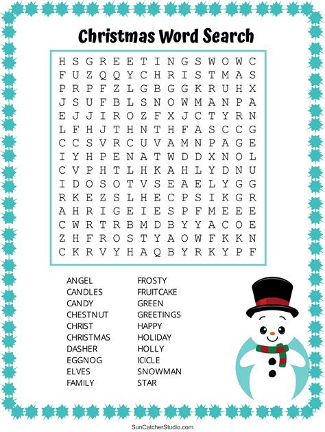 Holiday Word Search Pdf