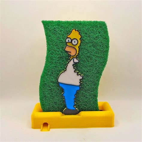 Homer Simpson Sponge Holder for Kitchen Sink