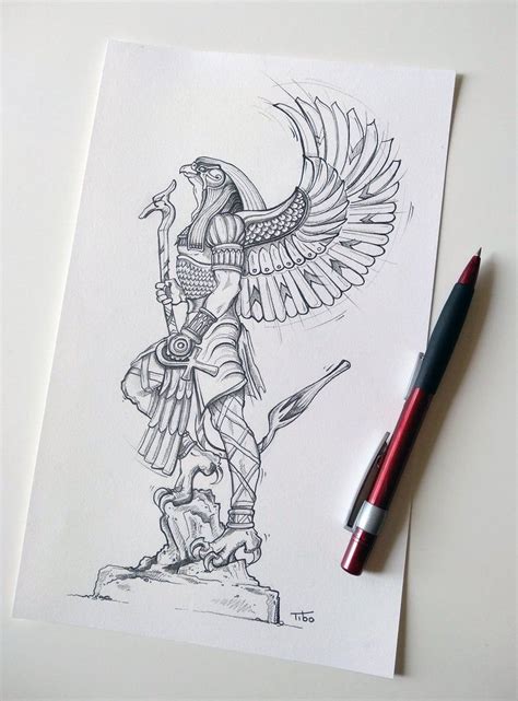 Horus Tattoo Drawing Drawing Rjuuc Edu Np