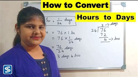 Hours To Days Conversion Youtube