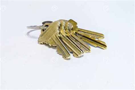 House Keys On Keyring Stock Image Image Of Icon Property 56797203