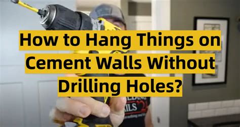 How Do You Hang Heavy Objects On The Wall Without Drilling The 8 Latest Answer