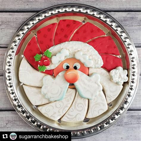 How Incredible Is This Santa Platter Sugarranchbakeshop S Work Is