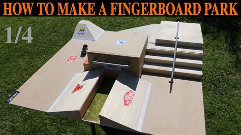 How To Build A Fingerboard Park Tutorial 1 4 Skate Park Tech Deck