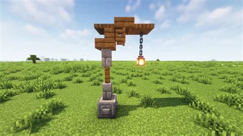 How To Build A Light Post In Minecraft