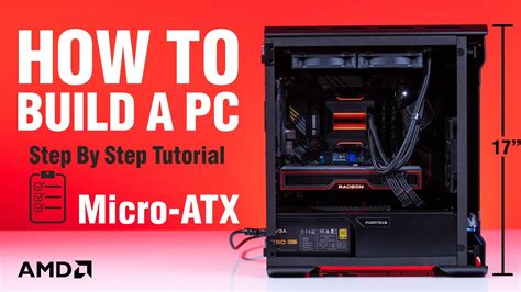 How To Build A Micro Atx Pc Mid Size Youtube