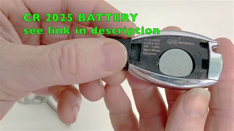 How To Change Mercedes Key Fob Battery Easy Newer Youtube