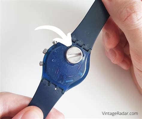 How To Change Your Swatch Watch Battery Video Tutorial Vintage Radar