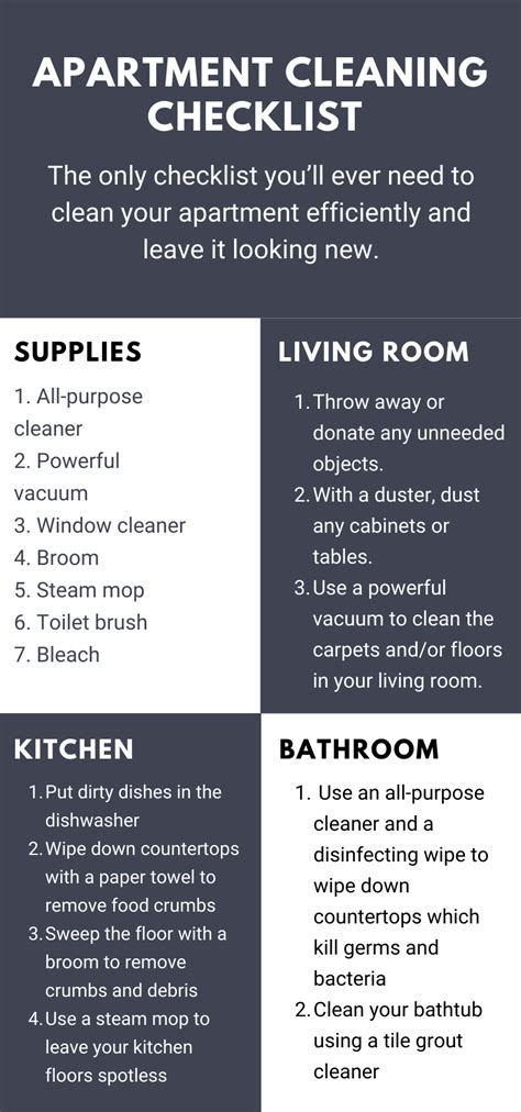 How To Clean An Apartment The Ultimate 12 Step Guide