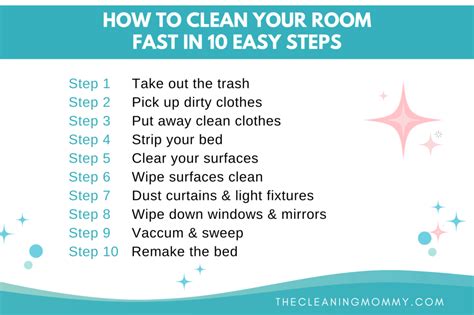 How To Clean Your Room Fast In 10 Steps The Cleaning Mommy