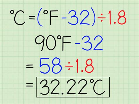 How To Convert Celsius To Fahrenheit Formula