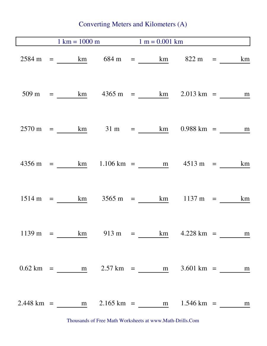 How To Convert From Kilometers To Meters And Meters To Kilometers Km