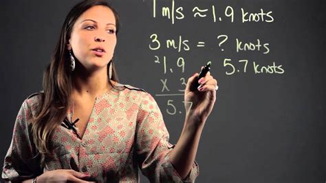 How To Convert Meters Per Second To Knots Math Education Youtube