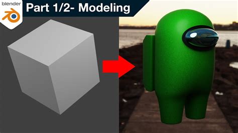 How To Create A 3D Among Us Game Character With Blender