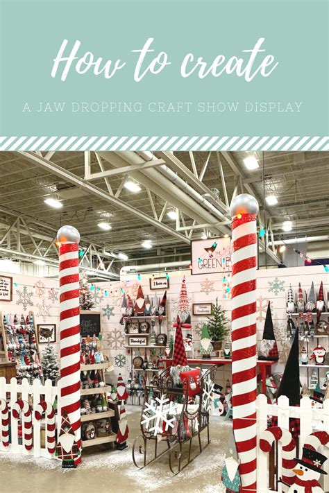 How To Create A Winter Wonderland Craft Show Set Up The Little Green Bean