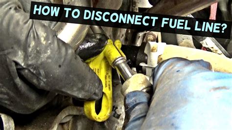 How To Disconnect Fuel Line Fuel Line Removal Tool Youtube