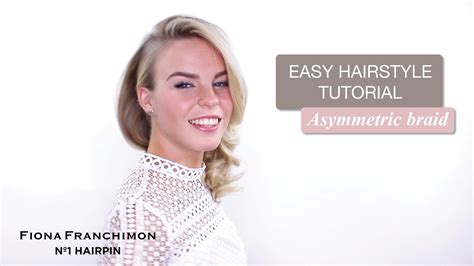 How To Do A Asymmetric Braid Hair Tutorial No 1 Hairpin Fiona Franchimon Youtube