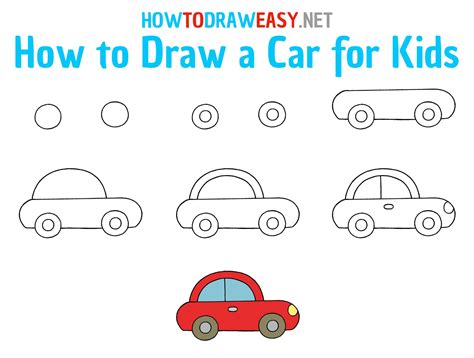 How To Draw A Cool Car Easy Drawing Tutorial For Kids