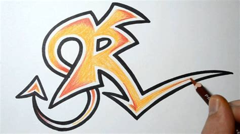 How To Draw Graffiti Letters R