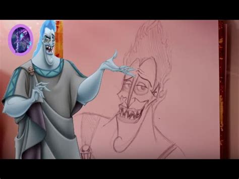 How To Draw Hades From Disney S Hercules Dramaticparrot Youtube