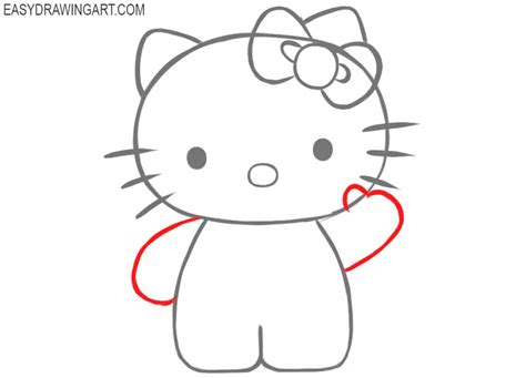 How To Draw Hello Kitty Sketchok Easy Drawing Guides