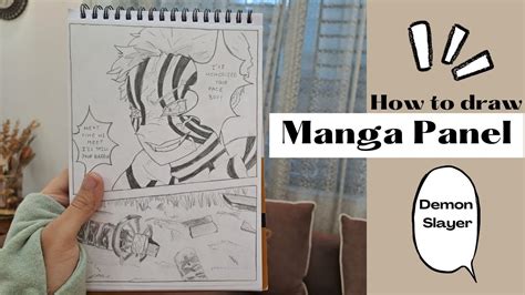 How To Draw Manga Panels Drawing Upper Rank 3 Akaza Demon Slayer