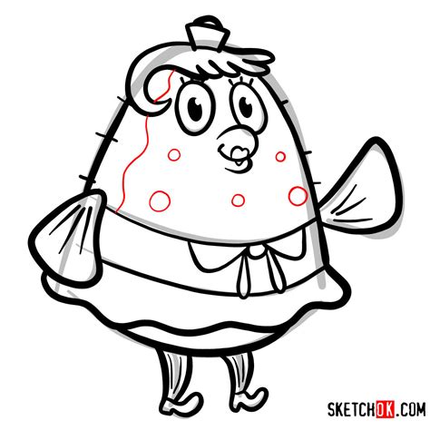 How To Draw Mrs Puff Sketching Spongebob Amp 39 S Teacher