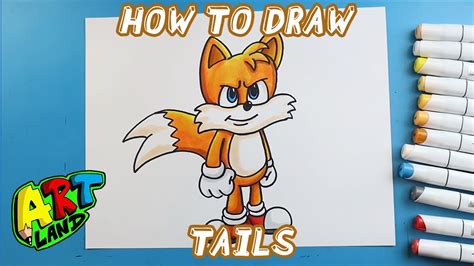 How To Draw Tails Easy Drawing Tutorial For Kids