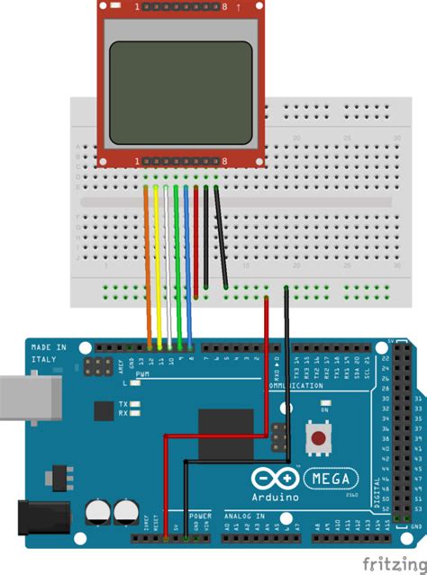 How To Drive Nokia 5110 84X48 Lcd Display With Arduino Electronics