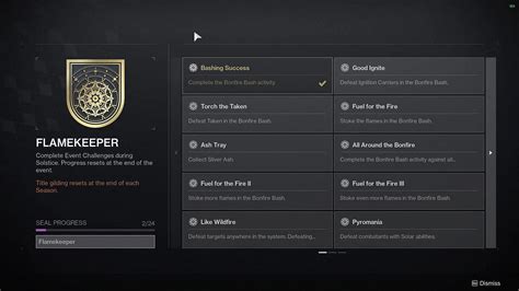 How To Earn The Flamekeeper Seal Quickly And Gild It In Destiny 2