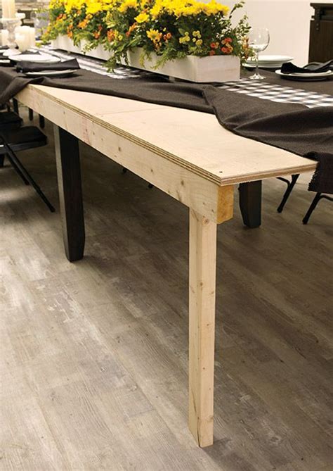 How To Extend Dining Table With Plywood At Robert Bonaparte Blog