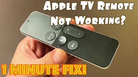 How To Fix Your Apple Tv Remote Not Working