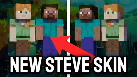 How To Get The New Steve And Alex Skin In Minecraft Youtube