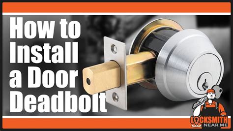 How To Install A Deadbolt Door Handle Install Part 2 2 Defiant