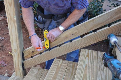 How To Install Deck Railing Posts Decks Com