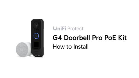 How To Install G4 Doorbell Pro Poe Kit Youtube