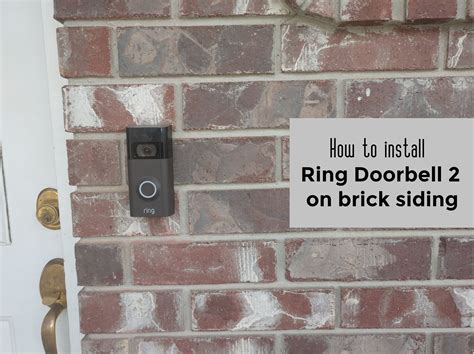 How To Install Ring Doorbell On Siding