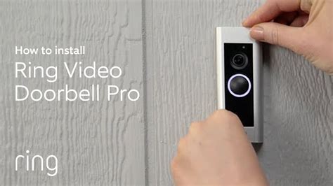 How To Install Ring Video Doorbell Pro Diy Installation Youtube