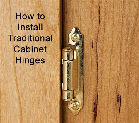 How To Install Traditional Cabinet Hinges The Knob Shop