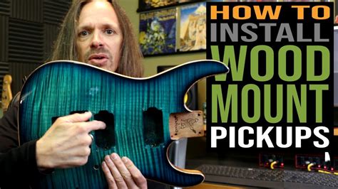 How To Install Wood Mount Pickups Youtube