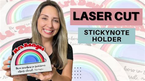 How To Laser Cut Stickynote Holder Youtube