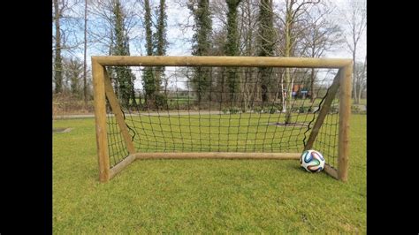 How To Make A Wooden Soccer Goal Youtube