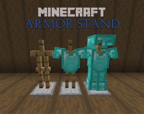 How To Make Armor Stand Display Minecraft Build Recipe