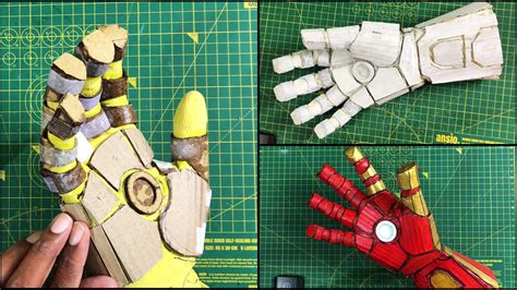 How To Make Cardboard Iron Man Hand Mark 85 Avengers4 Endgame Iron