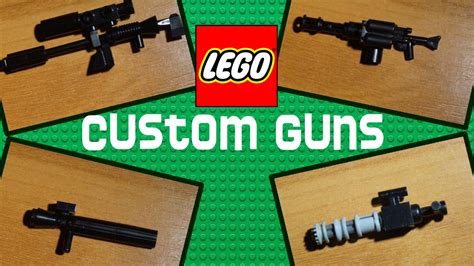 How To Make Custom Lego Guns Youtube