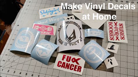 How To Make Print Vinyl Stickers At Home