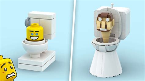 How To Make Skibidi Toilet Out Of Lego Tutorial Youtube