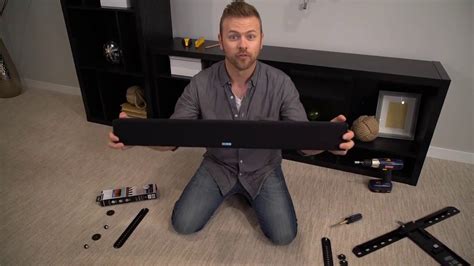 How To Mount A Soundbar Youtube